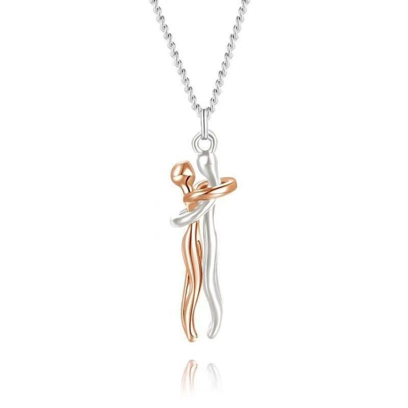 Wholesale Boy and girl hugging couple pendant